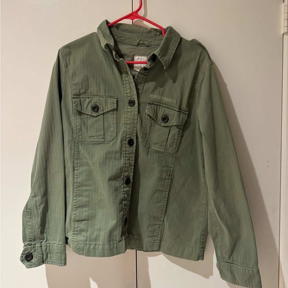 GAP Olive Green Casual Jacket